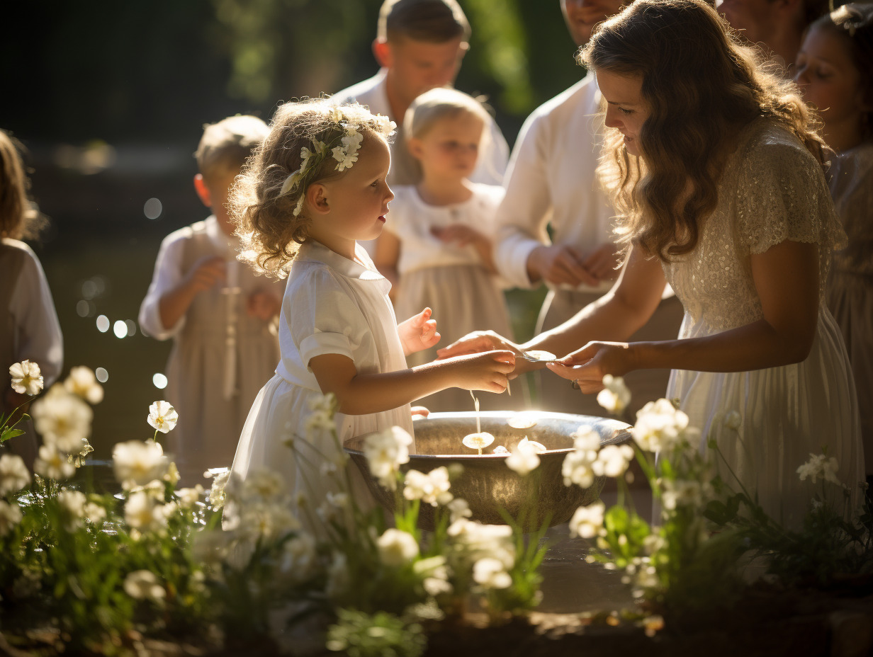 enfant baptême