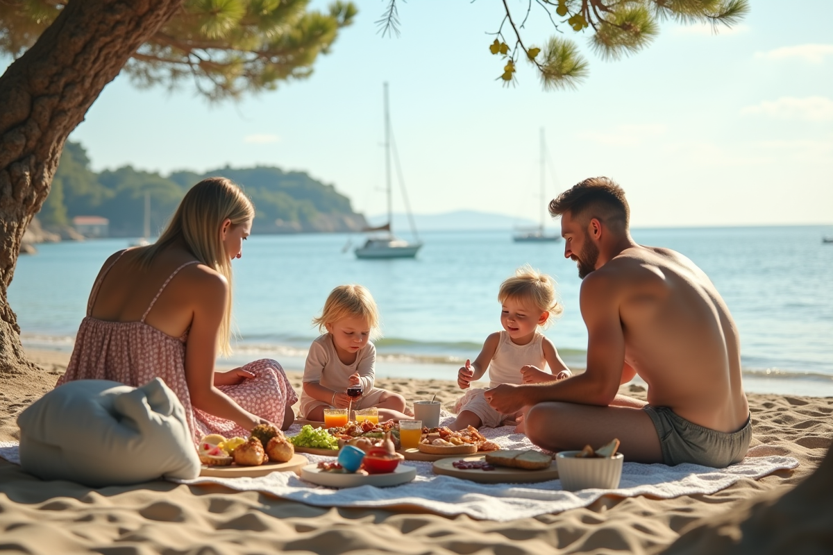 plage famille